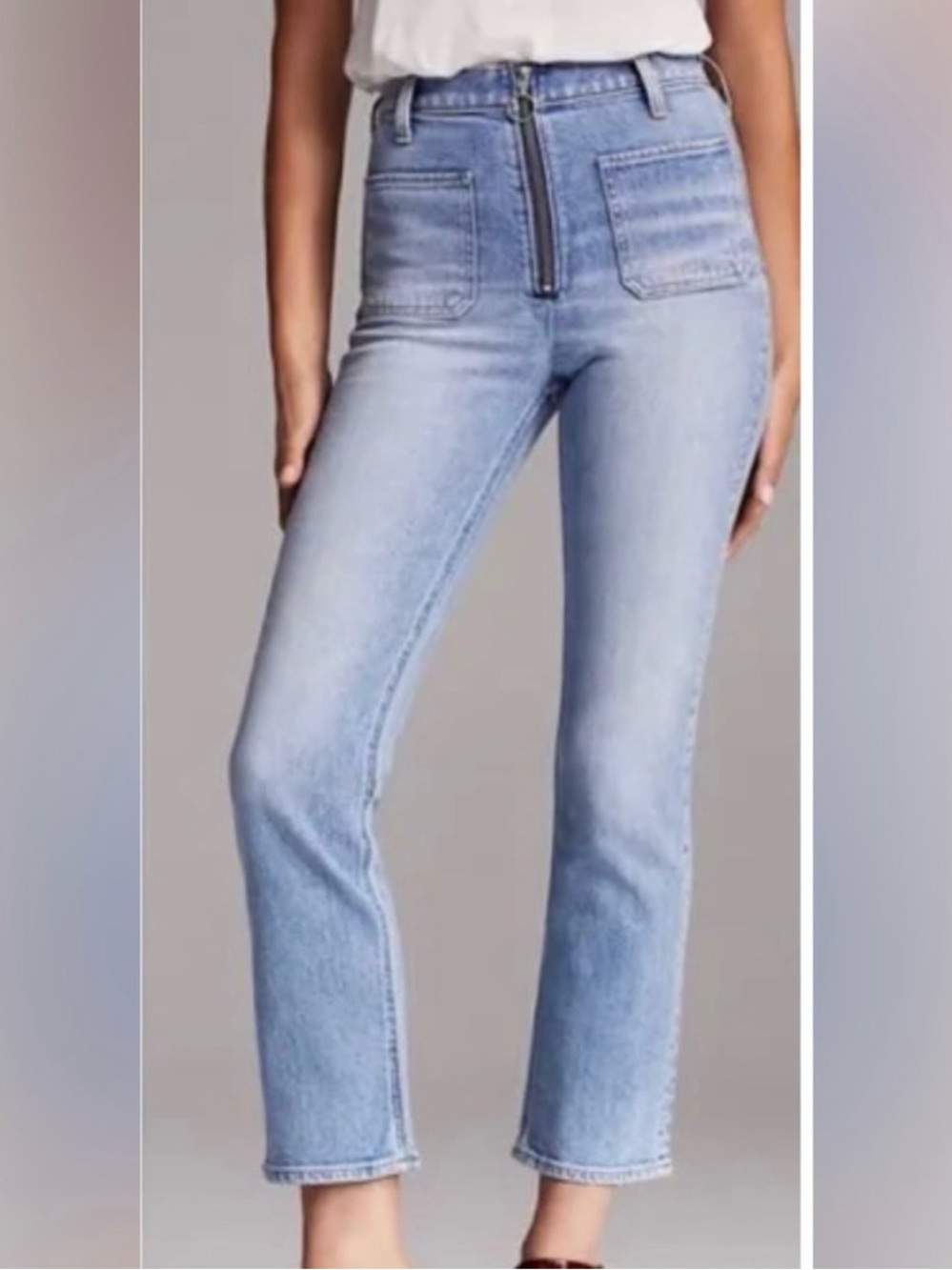 Denim Forum Just Peachy Straight jeans size 26